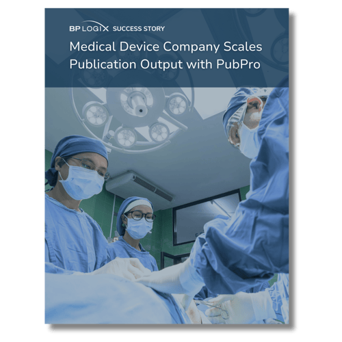 Medical device company scales publication output by 4x