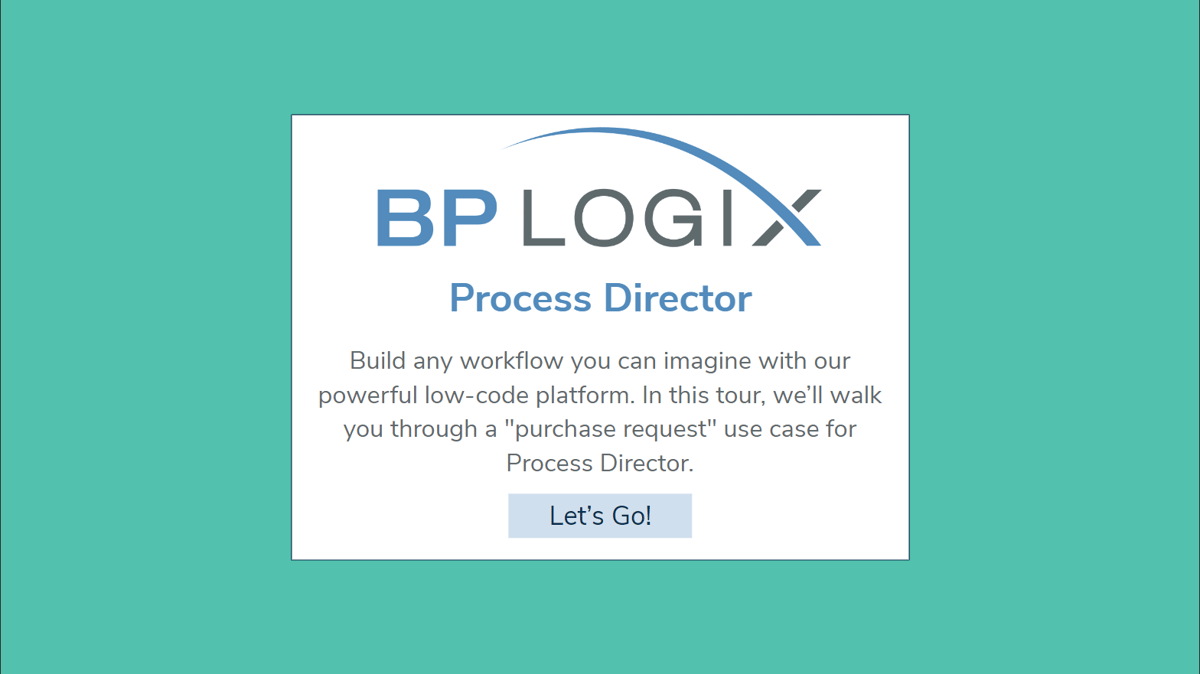 Process Director platform tour