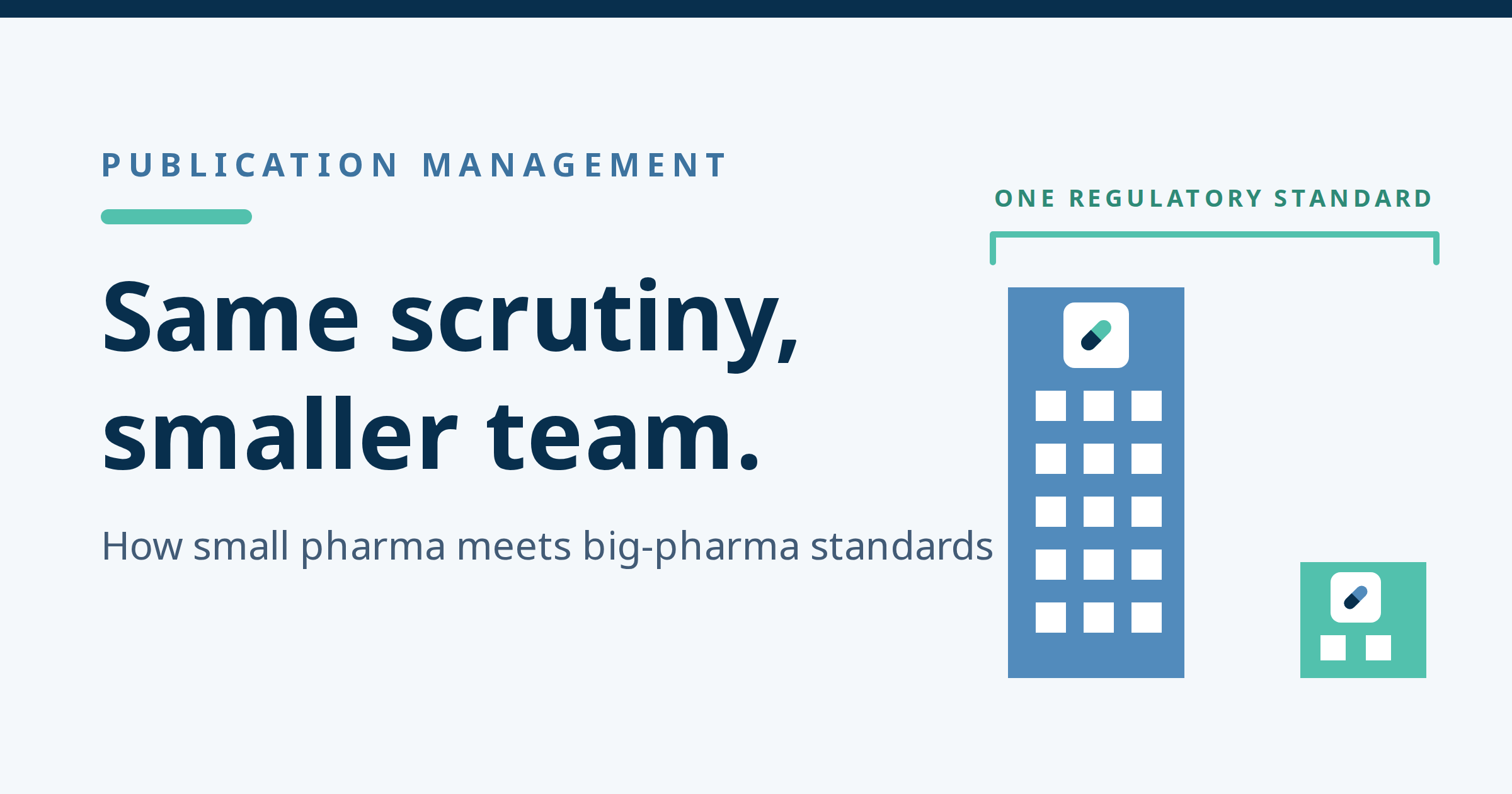 Same scrutiny, smaller team